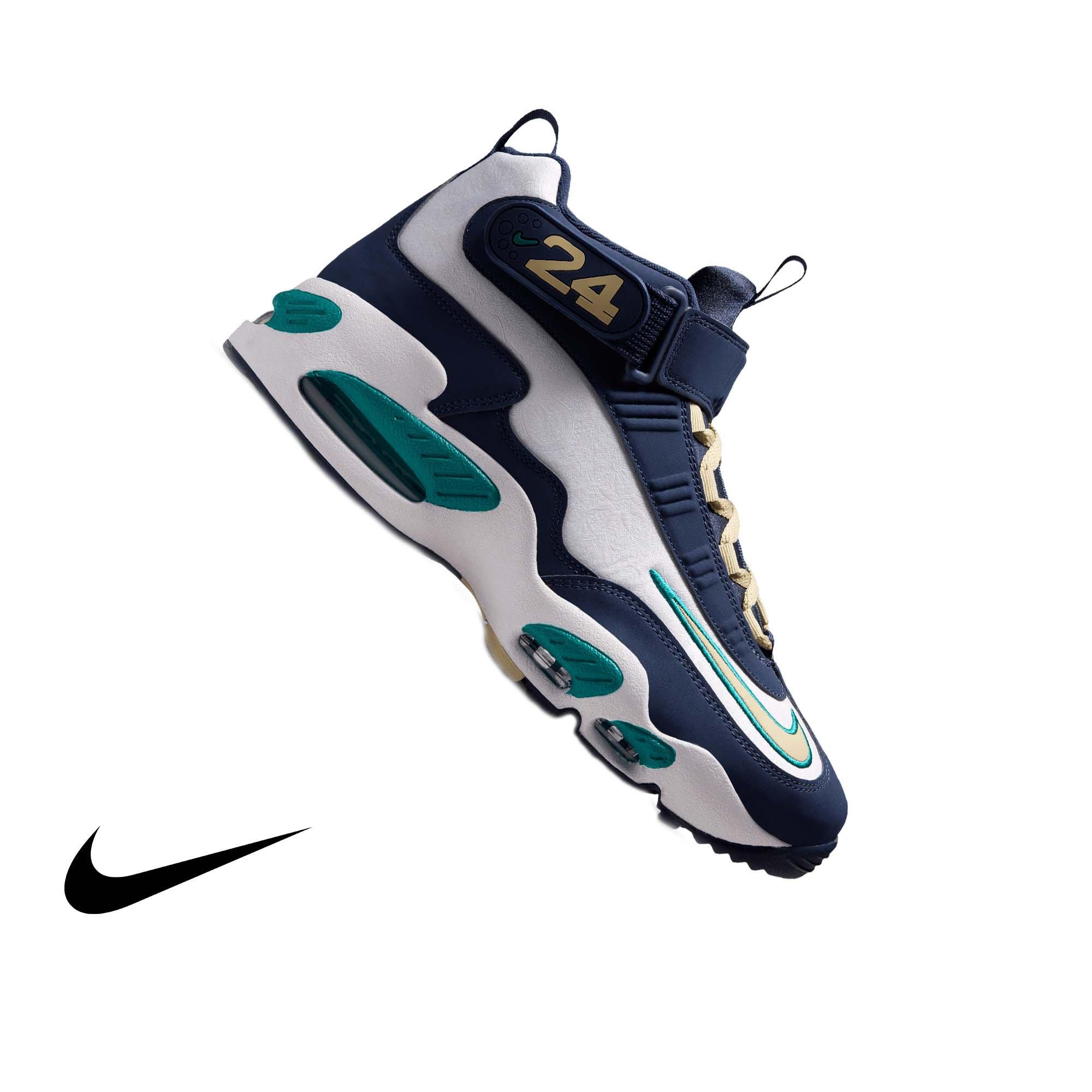 Nike Air Griffey Max 1 "Midnight Navy" Grade School Kids' Shoe - MIDNIGHT NAVY/TEAM GOLD/FRESH WATER